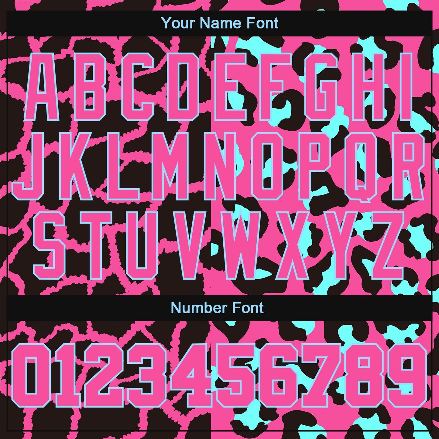 Custom 3D Pattern Design Leopard Authentic Baseball Jersey - Sky-Custom