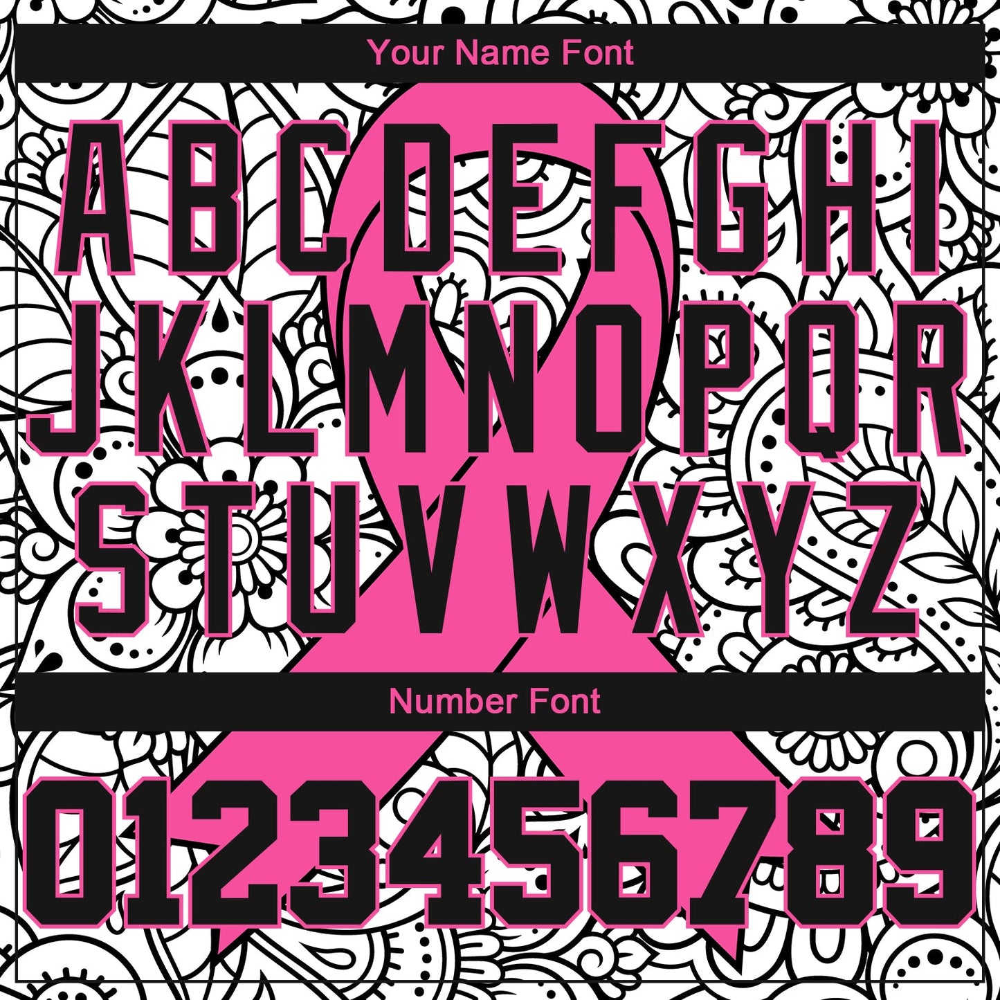 Custom 3D Pink Ribbon Breast Cancer Awareness Month Women Health Care Support Authentic Baseball Jersey - Sky-Custom