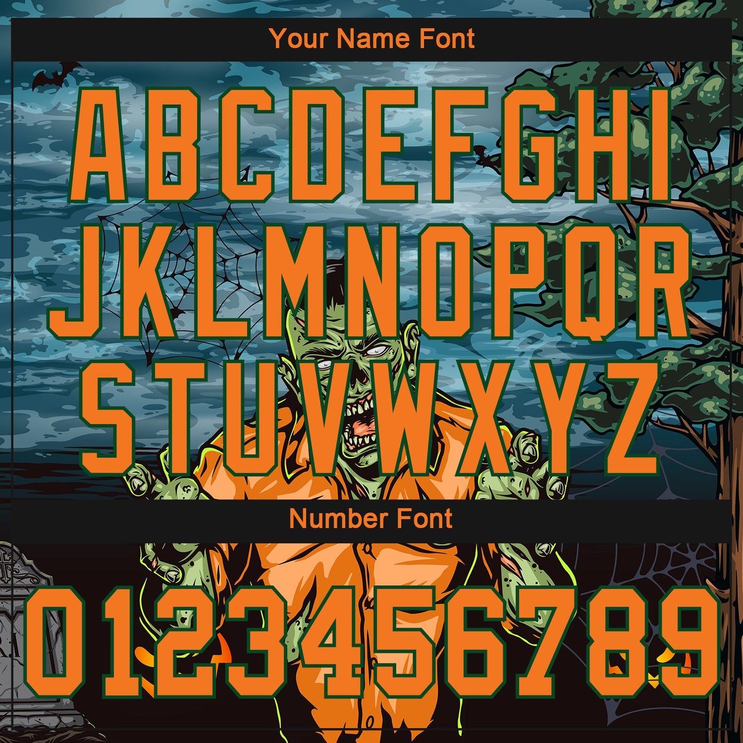 Custom 3D Pattern Halloween Trick Treat Horror Night Authentic Baseball Jersey - Sky-Custom