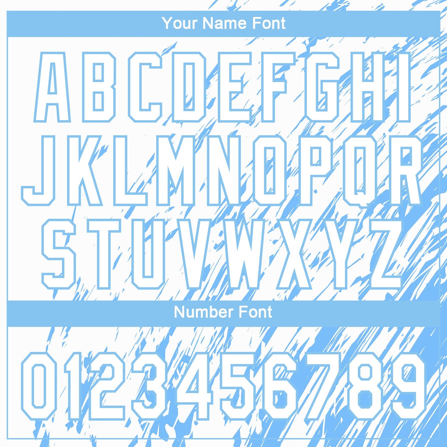 Custom White Light Blue 3D Pattern Design Authentic Baseball Jersey - Sky-Custom