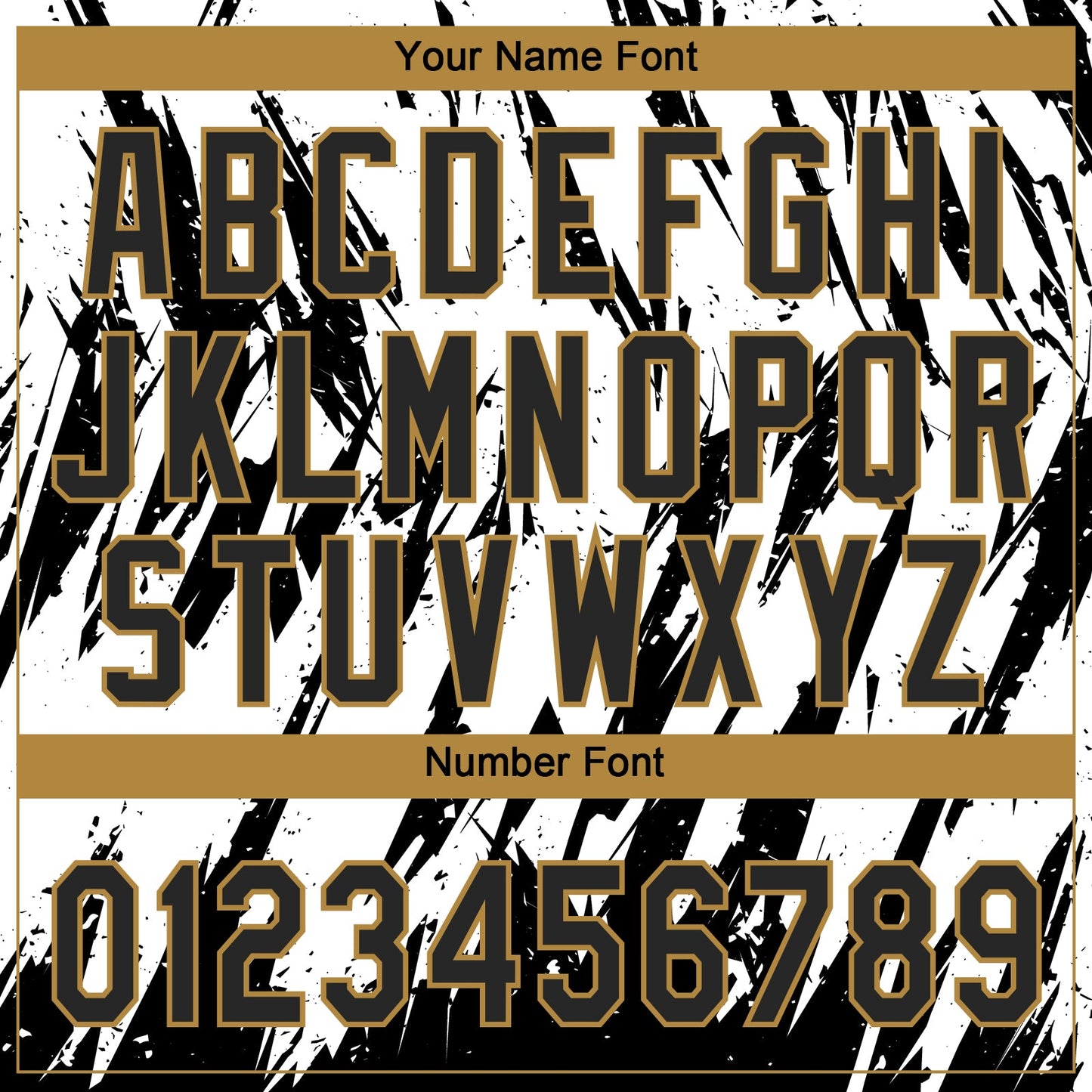 Custom White Black-Old Gold 3D Pattern Design Authentic Baseball Jersey - Sky-Custom