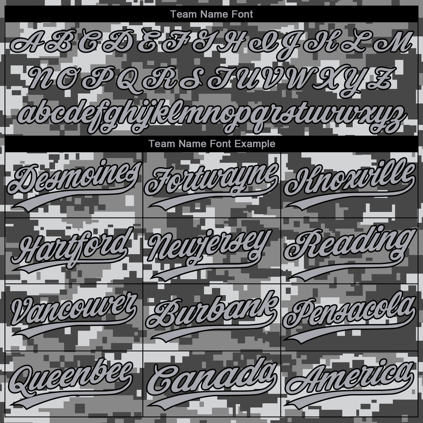 Custom Gray Gray Black-Camo 3D Pattern Design Authentic Baseball Jersey - Sky-Custom