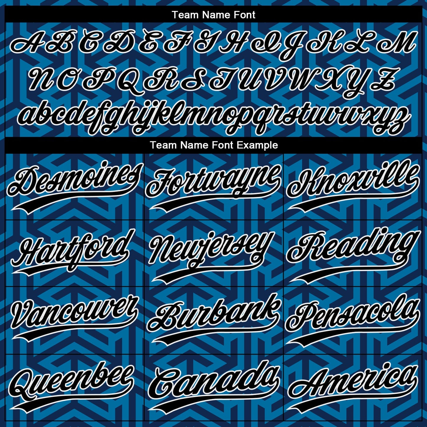Custom Blue Black-White 3D Pattern Design Authentic Baseball Jersey - Sky-Custom