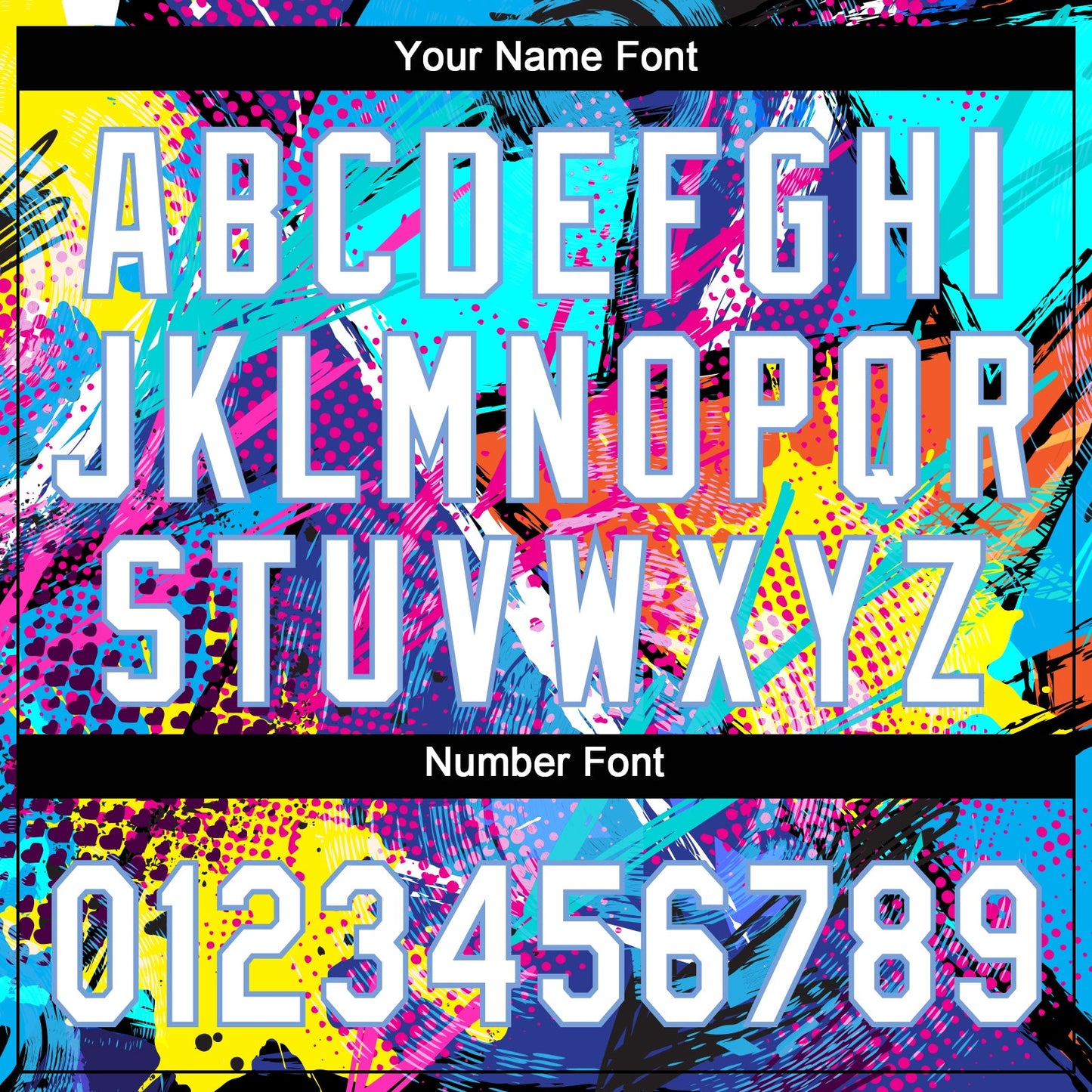 Custom Black White-Light Blue 3D Pattern Design Authentic Baseball Jersey - Sky-Custom