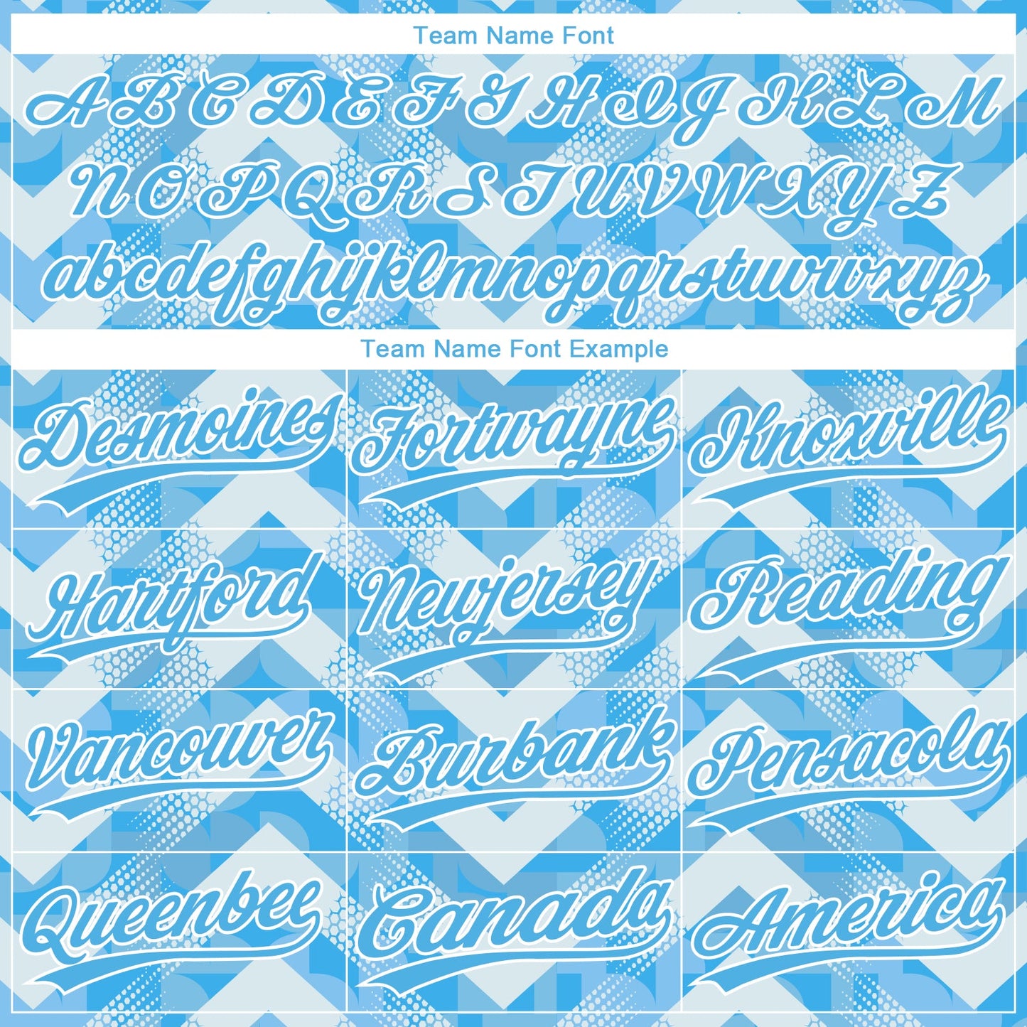 Custom Light Blue Light Blue-White 3D Pattern Design Authentic Baseball Jersey - Sky-Custom