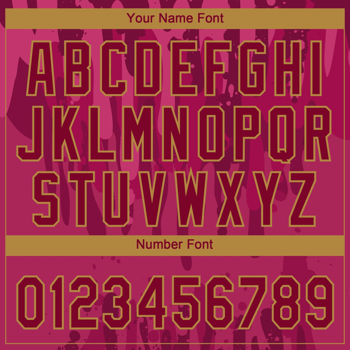 Custom Crimson Crimson-Old Gold 3D Pattern Design Authentic Baseball Jersey - Sky-Custom