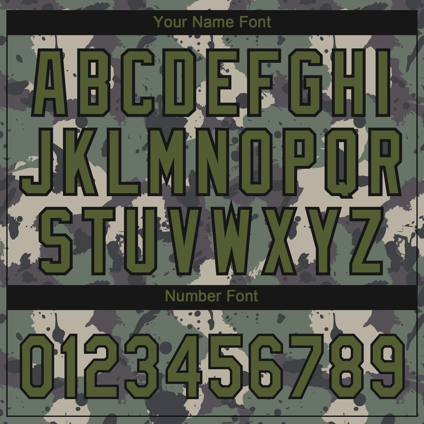 Custom Camo Olive-Black 3D Pattern Design Authentic Salute To Service Baseball Jersey - Sky-Custom