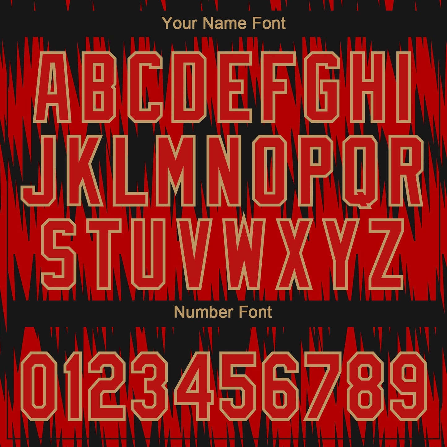 Custom Red Red Old Gold-Black 3D Pattern Design Authentic Baseball Jersey - Sky-Custom