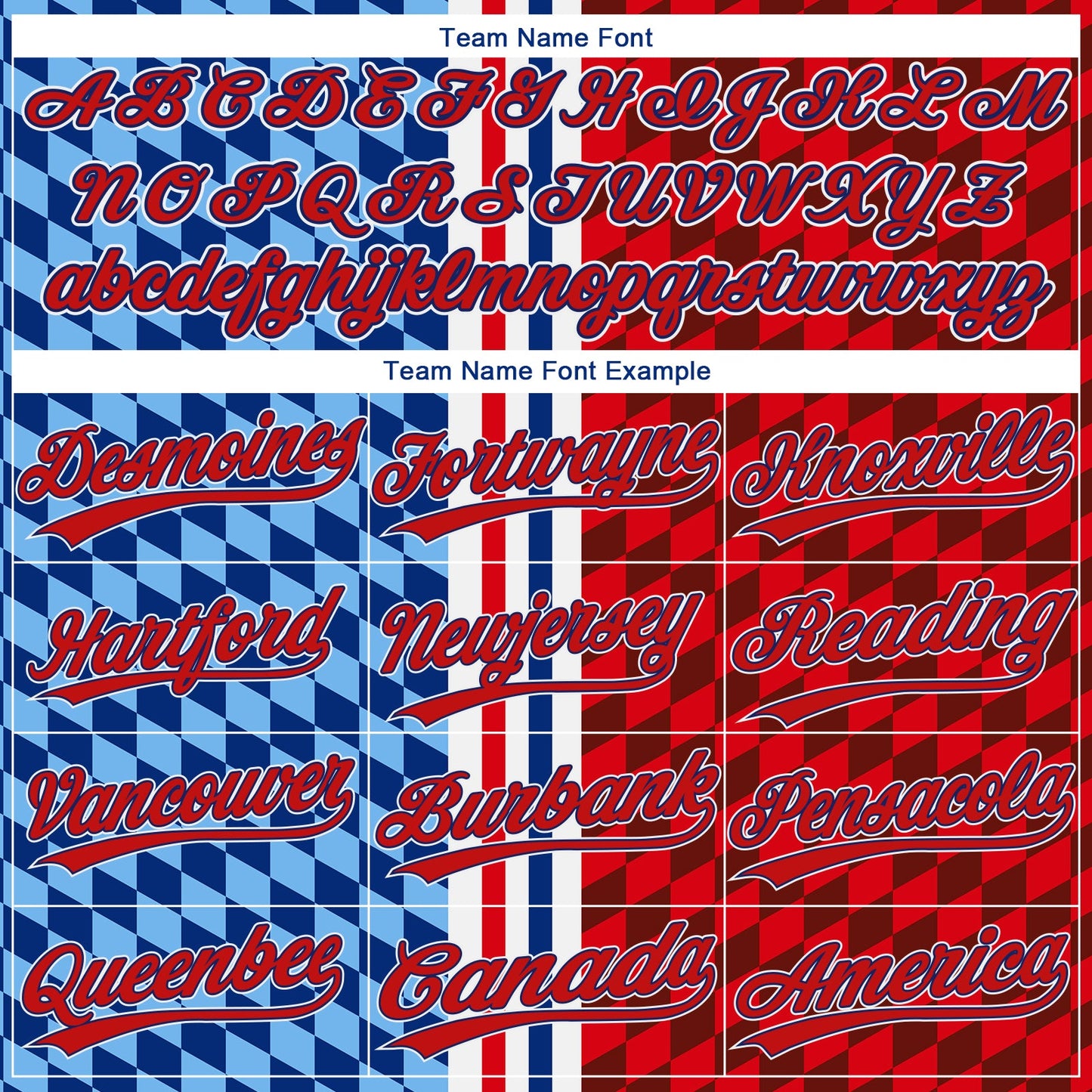 Custom Figure Red-Royal 3D Pattern Design Authentic Baseball Jersey - Sky-Custom
