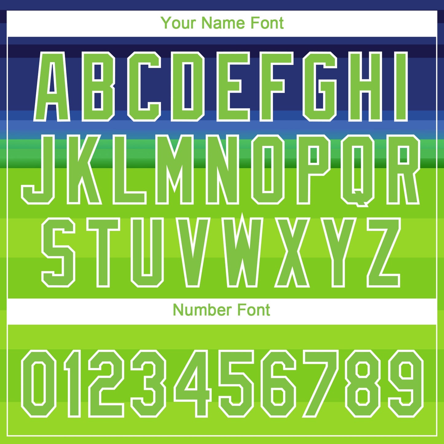 Custom Neon Green Neon Green-Royal 3D Pattern Design Authentic Baseball Jersey - Sky-Custom