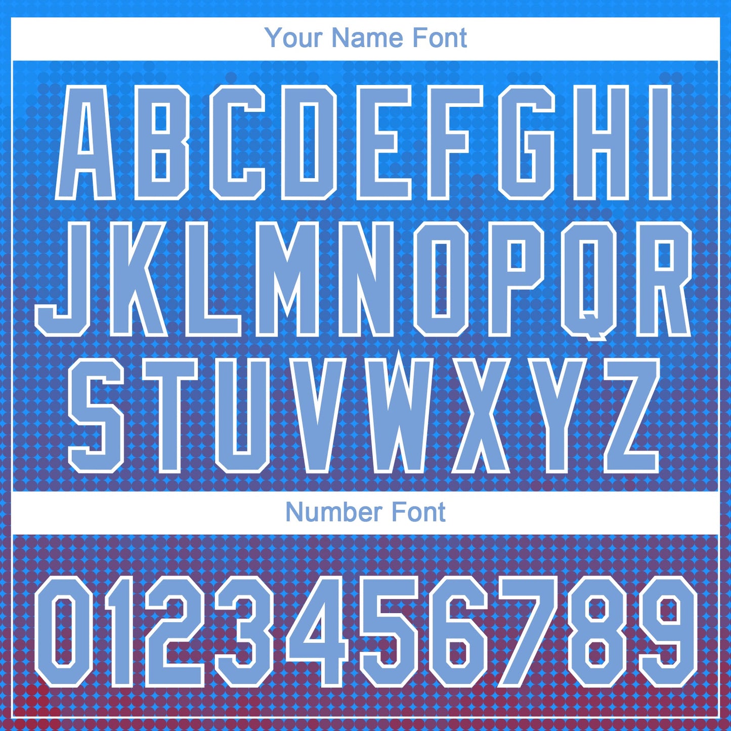 Custom Royal Light Blue-Red 3D Pattern Design Authentic Baseball Jersey - Sky-Custom