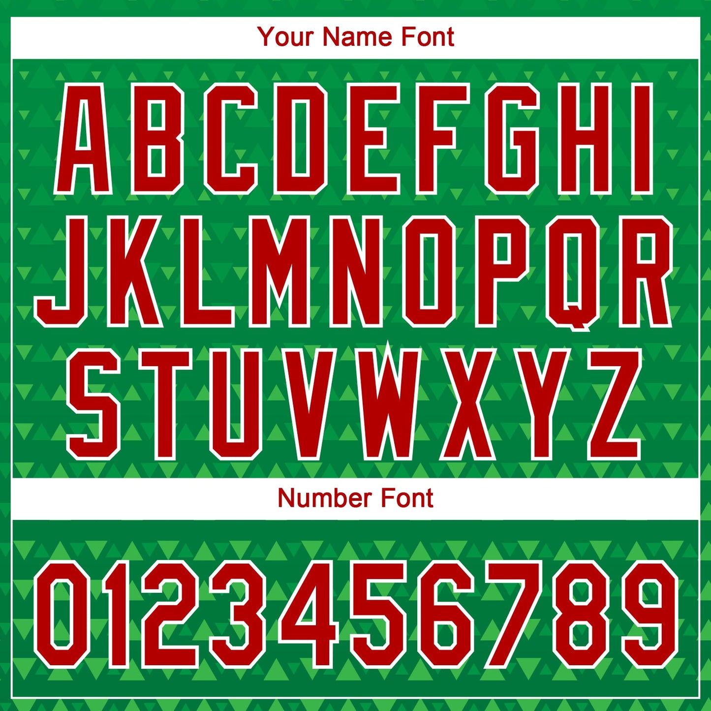 Custom Kelly Green Red-White 3D Pattern Design Authentic Baseball Jersey - Sky-Custom