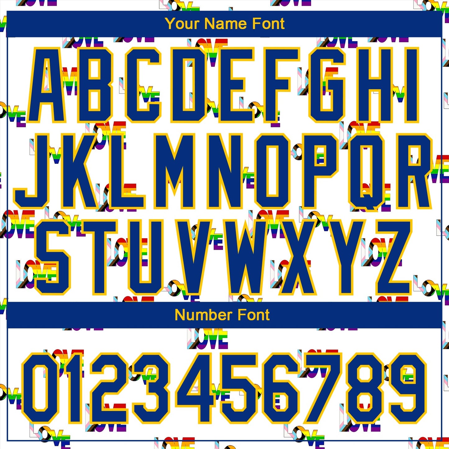 Custom Rainbow For Pride Month Love Is Love LGBT 3D Authentic Baseball Jersey - Sky-Custom