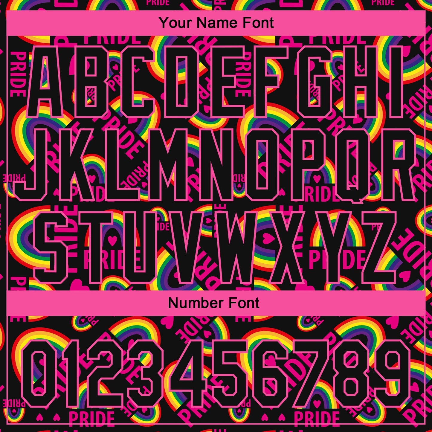 Custom Rainbow For Pride Month Love Is Love LGBT 3D Authentic Baseball Jersey - Sky-Custom