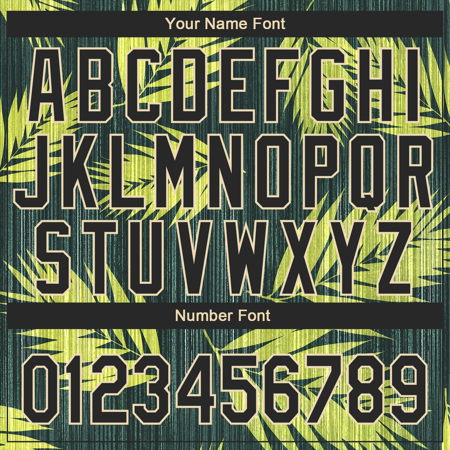 Custom Black City Cream 3D Pattern Design Hawaii Tropical Palm Leaves Authentic Baseball Jersey - Sky-Custom