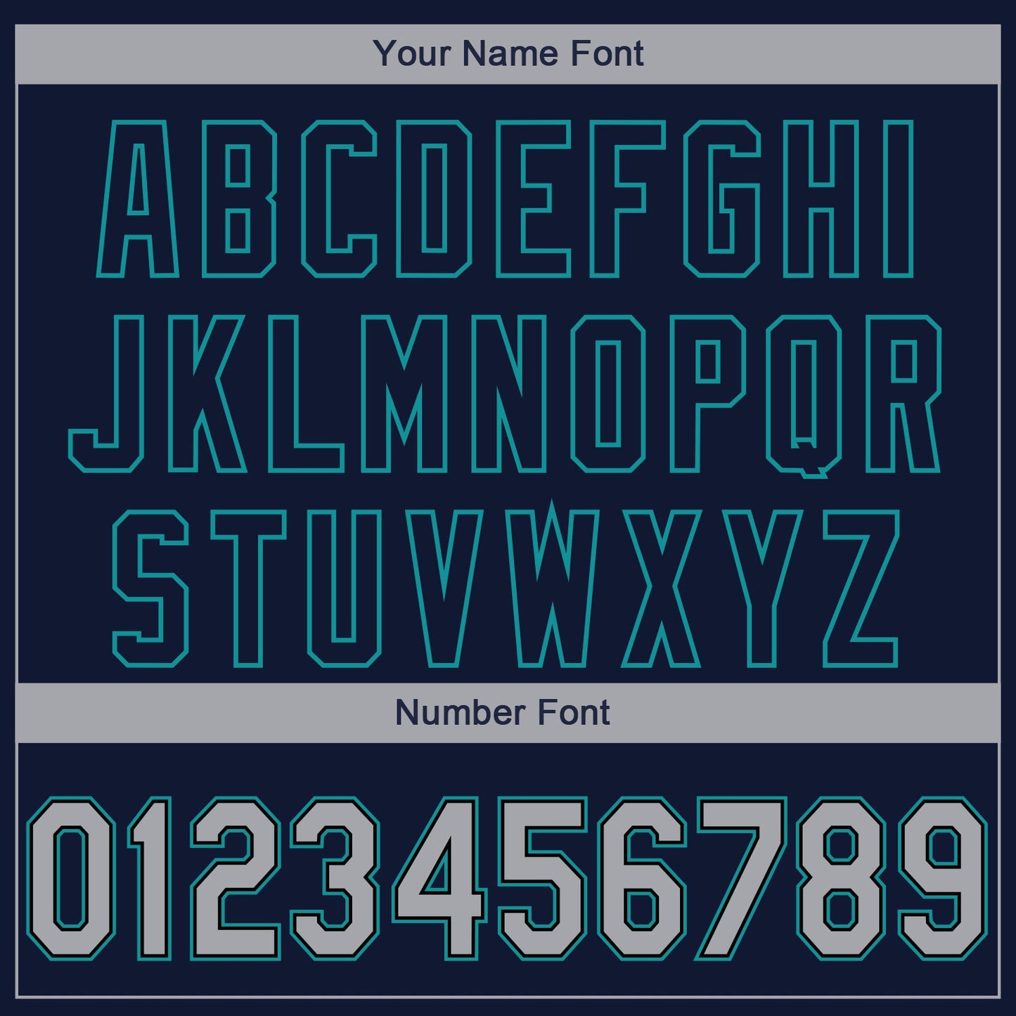 Custom Navy Gray-Teal 3D Seattle City Edition Fade Fasion Authentic Baseball Jersey - Sky-Custom