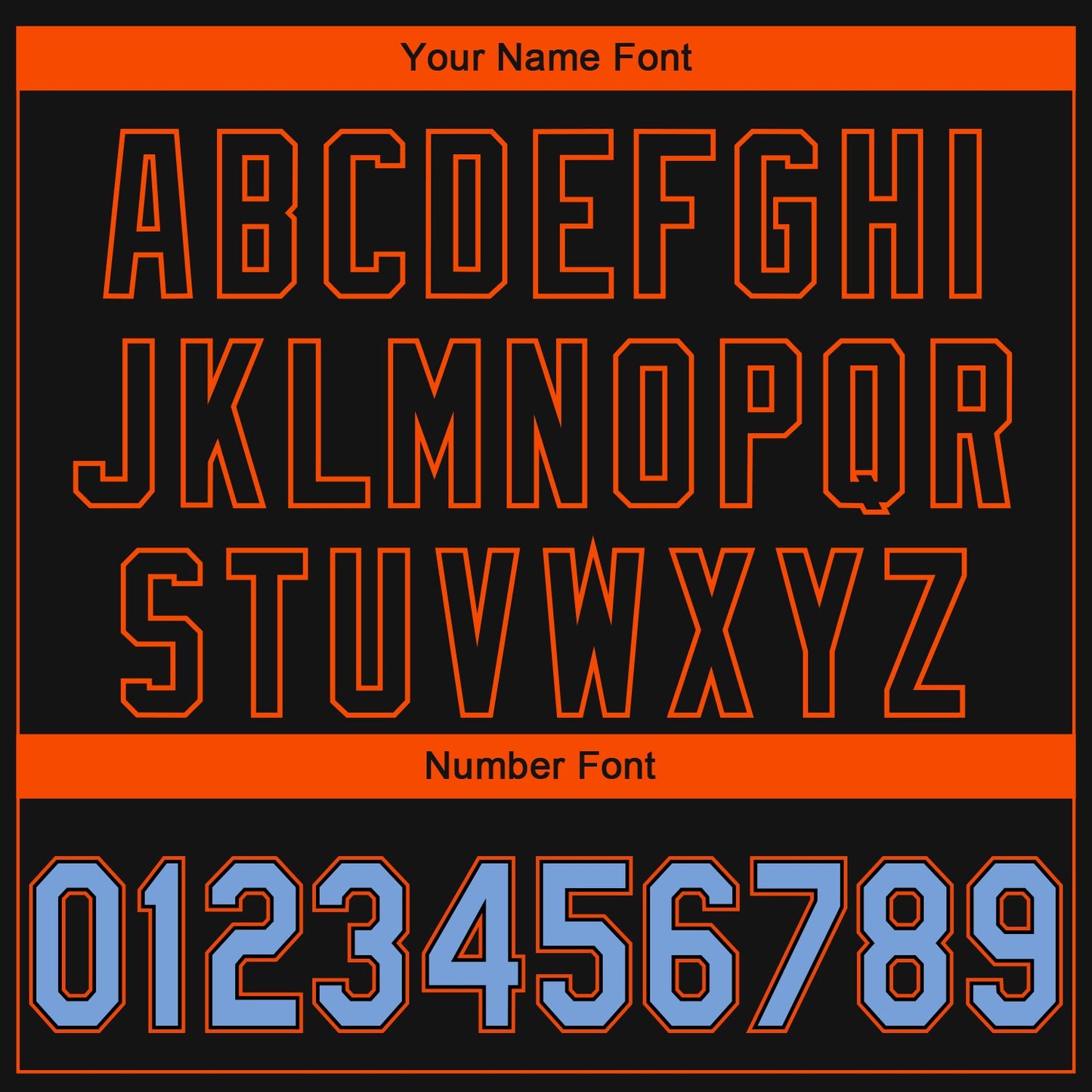 Custom Black Powder Blue-Orange 3D Miami City Edition Fade Fasion Authentic Baseball Jersey - Sky-Custom