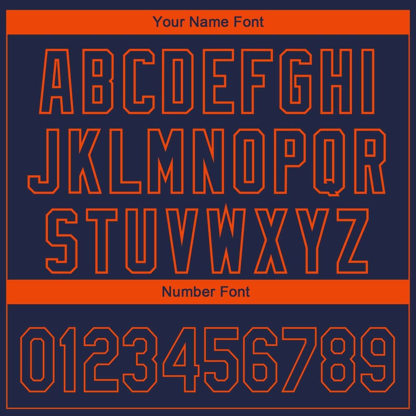 Custom Navy Orange 3D Denver City Edition Fade Fasion Authentic Baseball Jersey - Sky-Custom