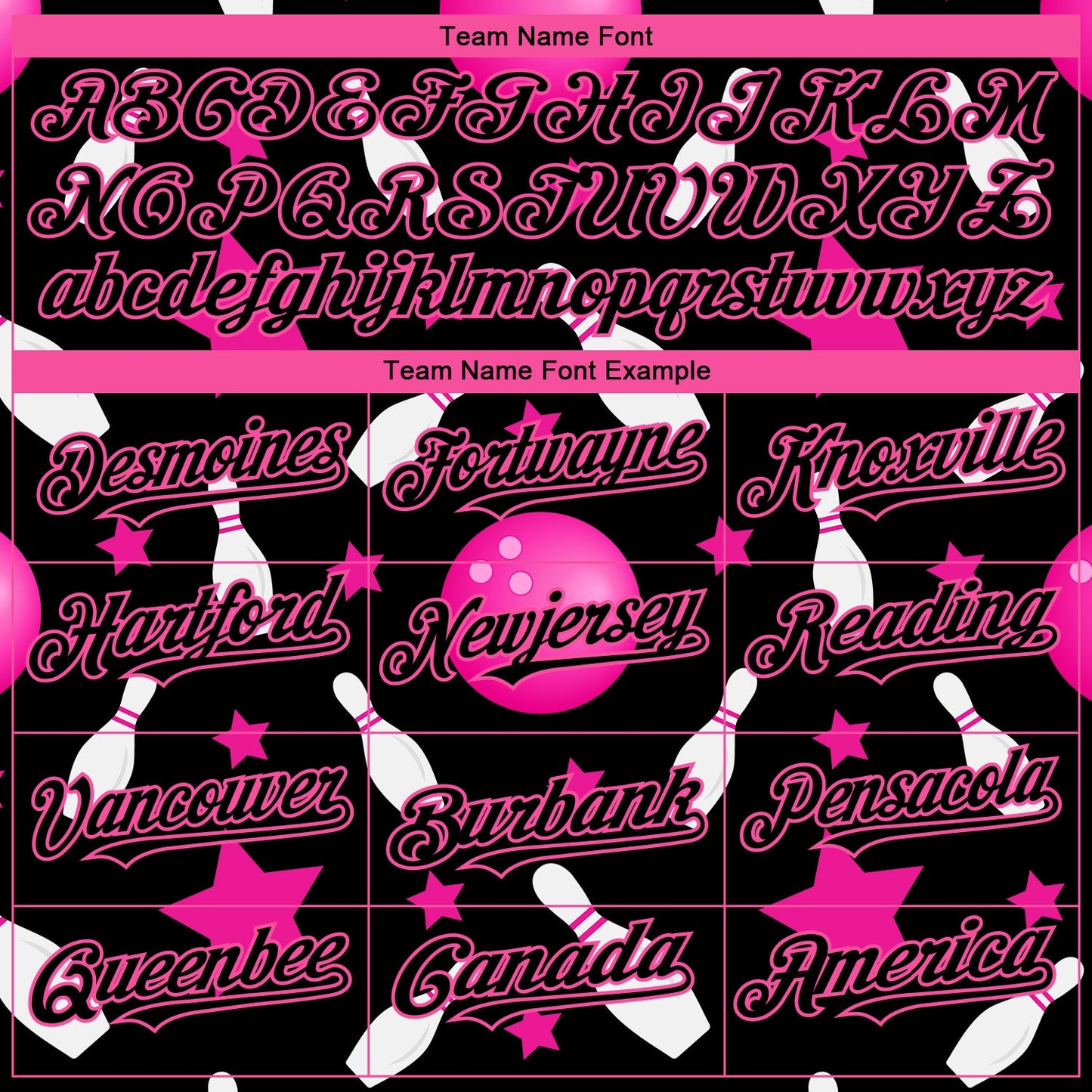 Custom Black Pink 3D Pattern Design Bowling Authentic Baseball Jersey - Sky-Custom