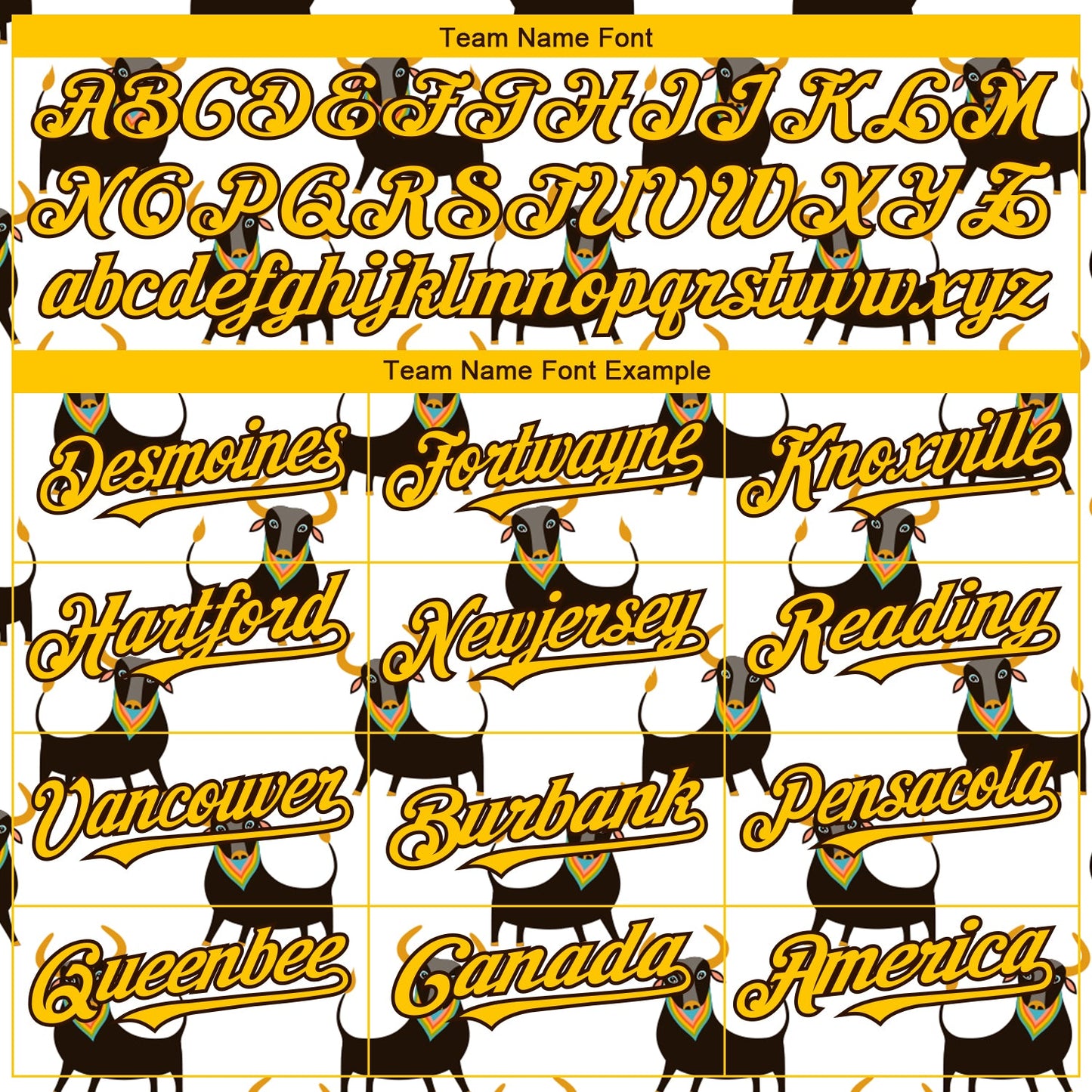 Custom White Yellow-Brown 3D Pattern Design Ox Authentic Baseball Jersey - Sky-Custom