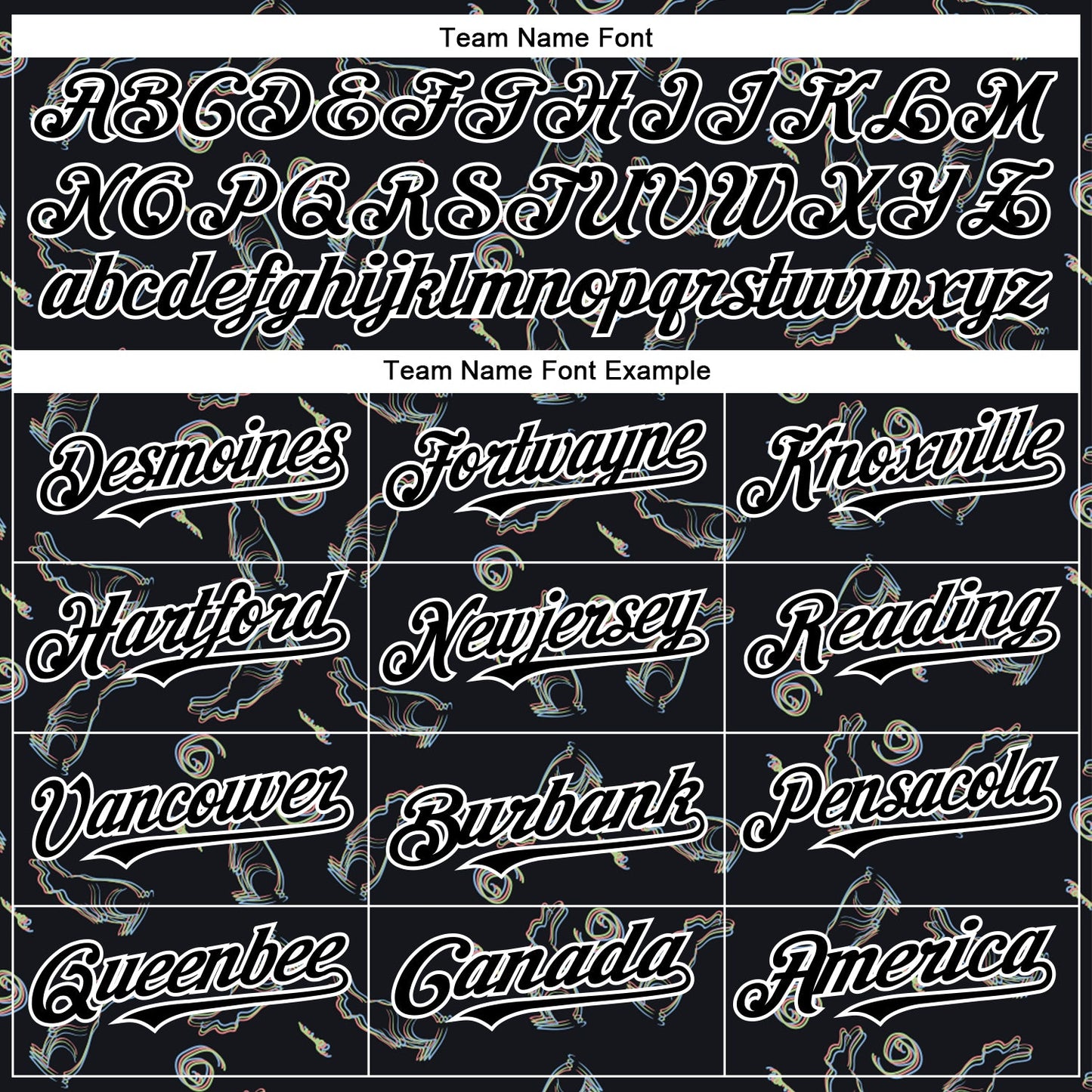 Custom Black White 3D Pattern Design Rabbit Authentic Baseball Jersey - Sky-Custom