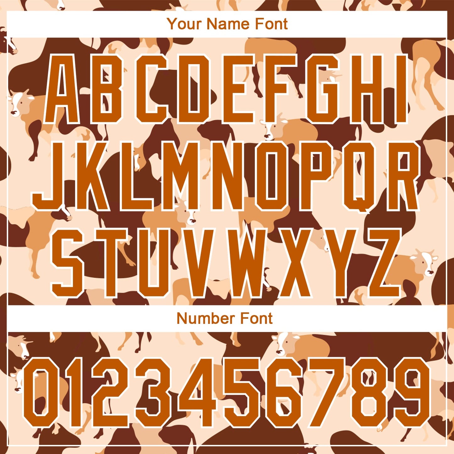 Custom Cream Texas Orange-White 3D Pattern Design Ox Authentic Baseball Jersey - Sky-Custom