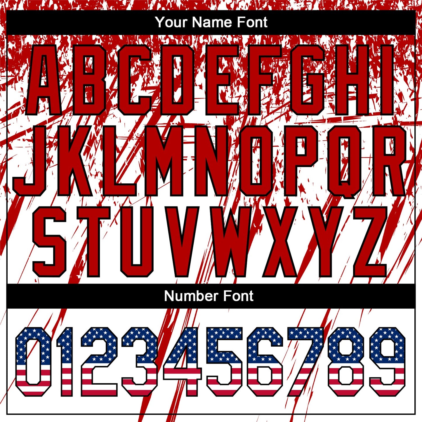 Custom White USA Flag Royal Red-Black 3D Authentic Baseball Jersey - Sky-Custom