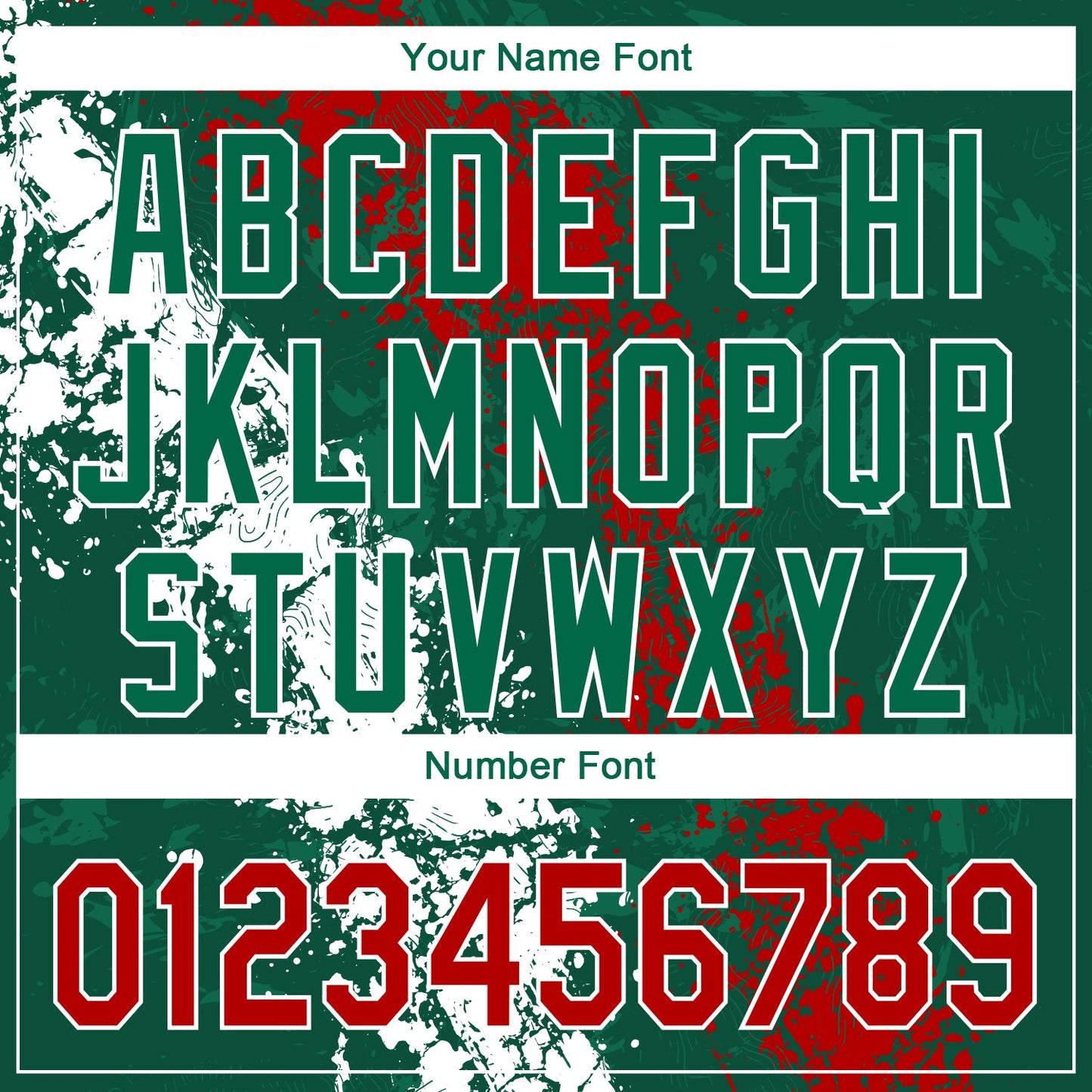 Custom Kelly Green Red-White 3D Mexico Authentic Baseball Jersey - Sky-Custom