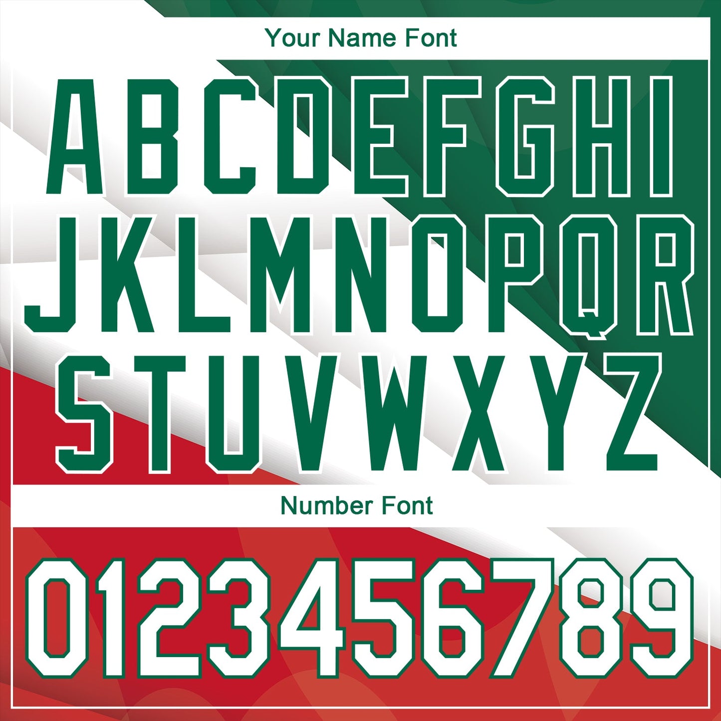 Custom Kelly Green White-Red 3D Mexico Authentic Basketball Jersey - Sky-Custom