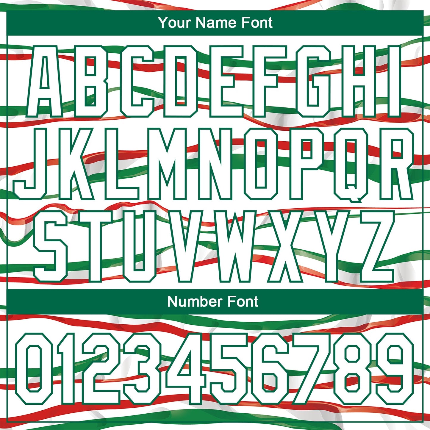 Custom White Kelly Green-Red 3D Mexican Flag Authentic Basketball Jersey - Sky-Custom