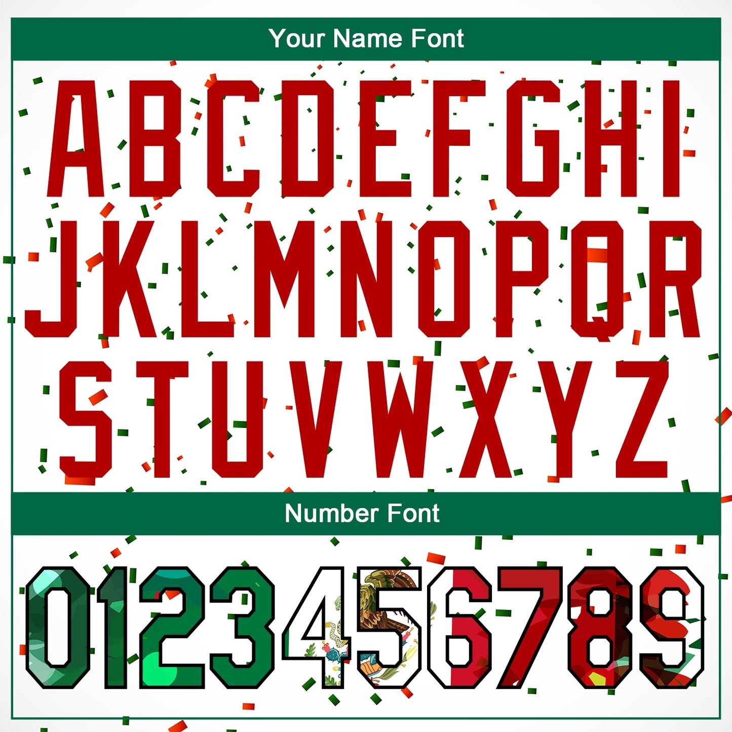 Custom White Mexican Flag Red-Kelly Green-Black 3D Authentic Basketball Jersey - Sky-Custom