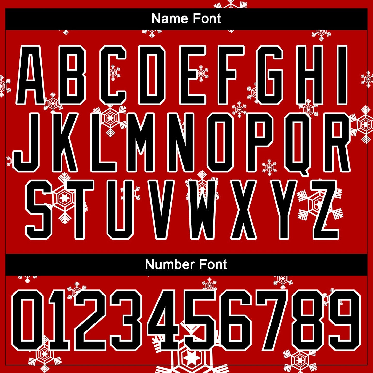 Custom Red Black-White Christmas Snowman 3D Hockey Lace Neck Jersey - Sky-Custom