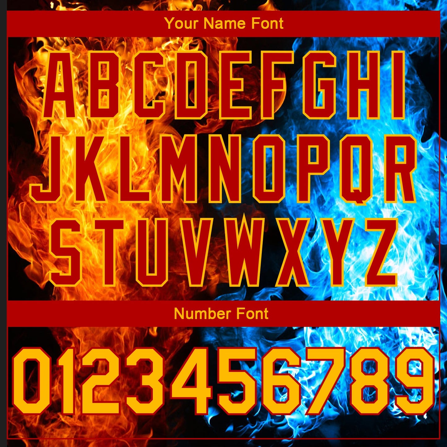 Custom Red Gold-Royal 3D Pattern Design Flame Authentic Basketball Jersey - Sky-Custom