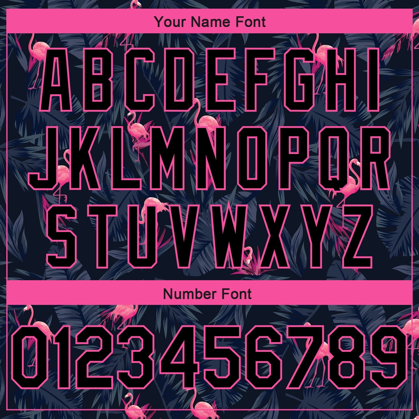 Custom Black Pink-Light Blue 3D Pattern Design Flamingo Authentic Basketball Jersey - Sky-Custom