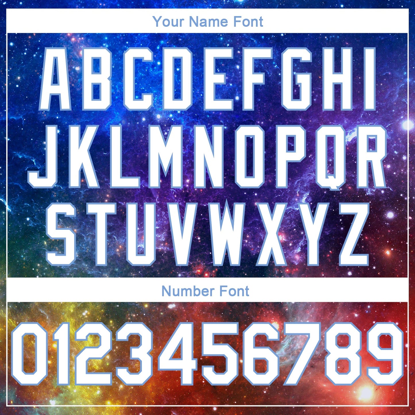 Custom Galactic White-Light Blue 3D Authentic Basketball Jersey - Sky-Custom