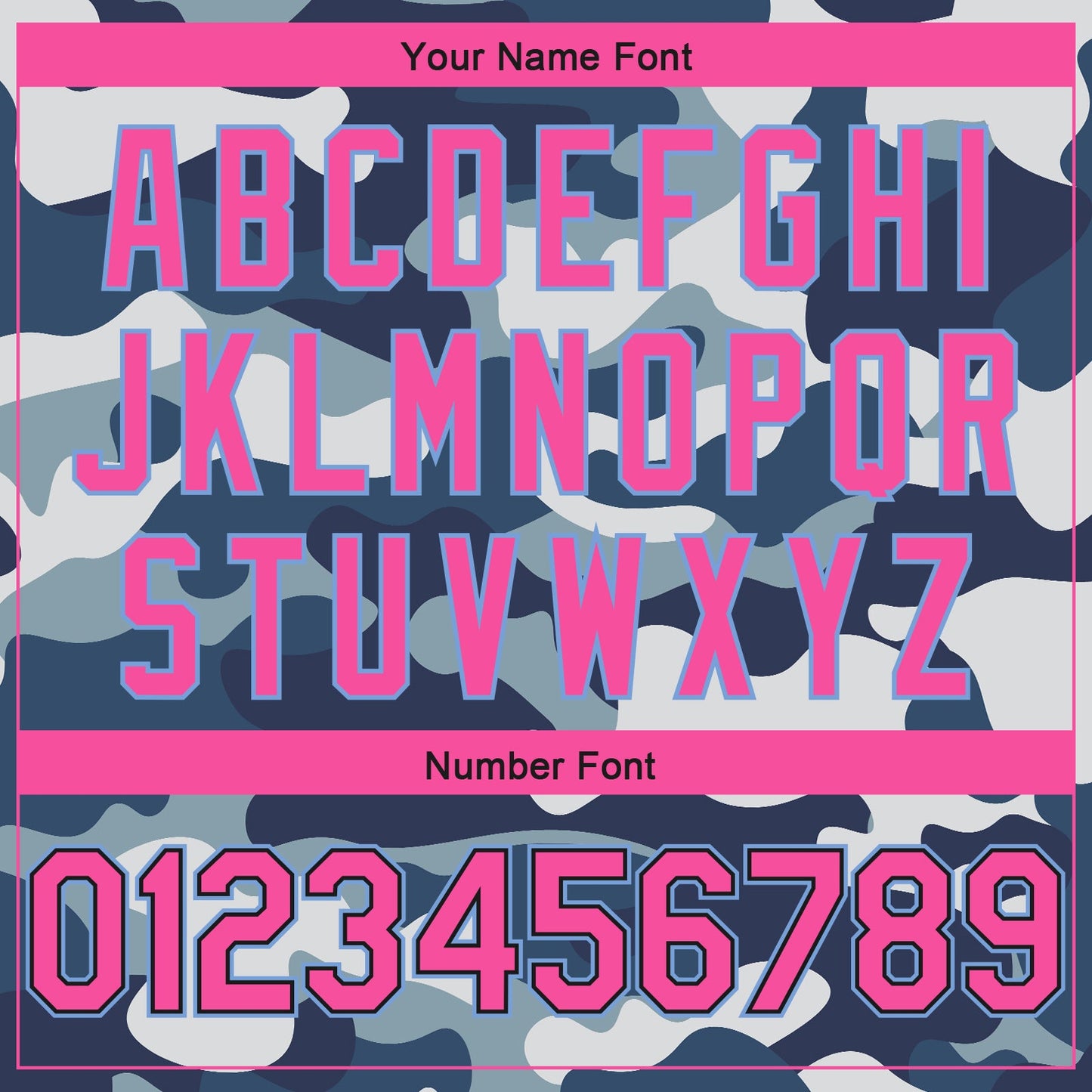 Custom Camo Pink Black-Light Blue 3D Authentic Salute To Service Basketball Jersey - Sky-Custom