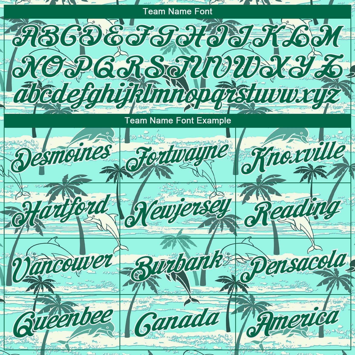 Custom Teal Kelly Green-White 3D Pattern Tropical Hawaii Palm Trees Authentic Basketball Jersey - Sky-Custom