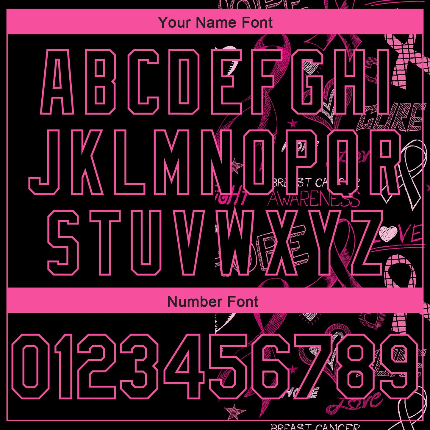 Custom Black Pink-Light Blue 3D Pattern Design Pink Ribbon Breast Cancer Awareness Month Women Health Care Support Authentic Basketball Jersey - Sky-Custom