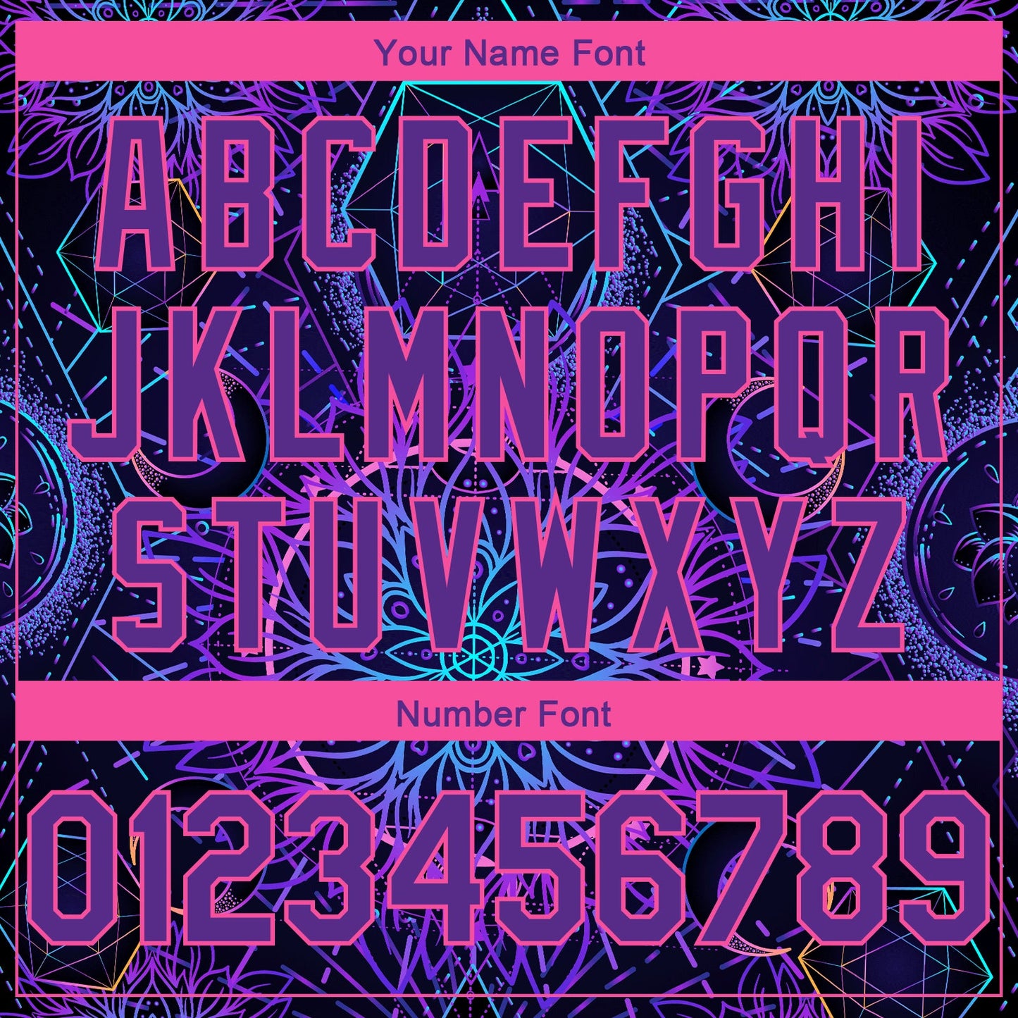 Custom Purple Pink 3D Pattern Design Magic Mushrooms Over Sacred Geometry Psychedelic Hallucination Authentic Basketball Jersey - Sky-Custom