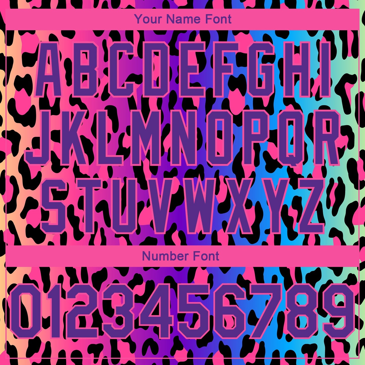 Custom Purple Pink-Black 3D Pattern Design Leopard Print Authentic Basketball Jersey - Sky-Custom