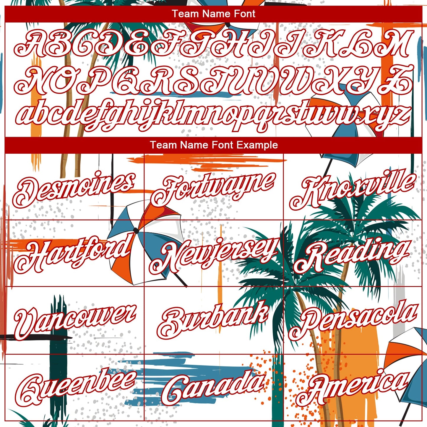 Custom White Red 3D Pattern Tropical Beach Hawaii Palm Trees Authentic Basketball Jersey - Sky-Custom