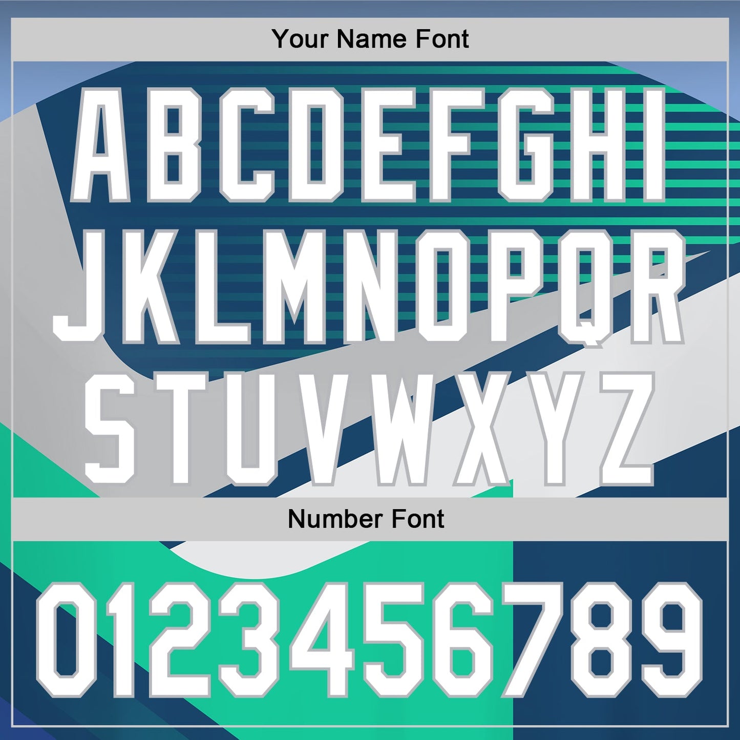 Custom Navy White Gray-Aqua 3D Pattern Design Abstract Sport Authentic Baseball Jersey - Sky-Custom