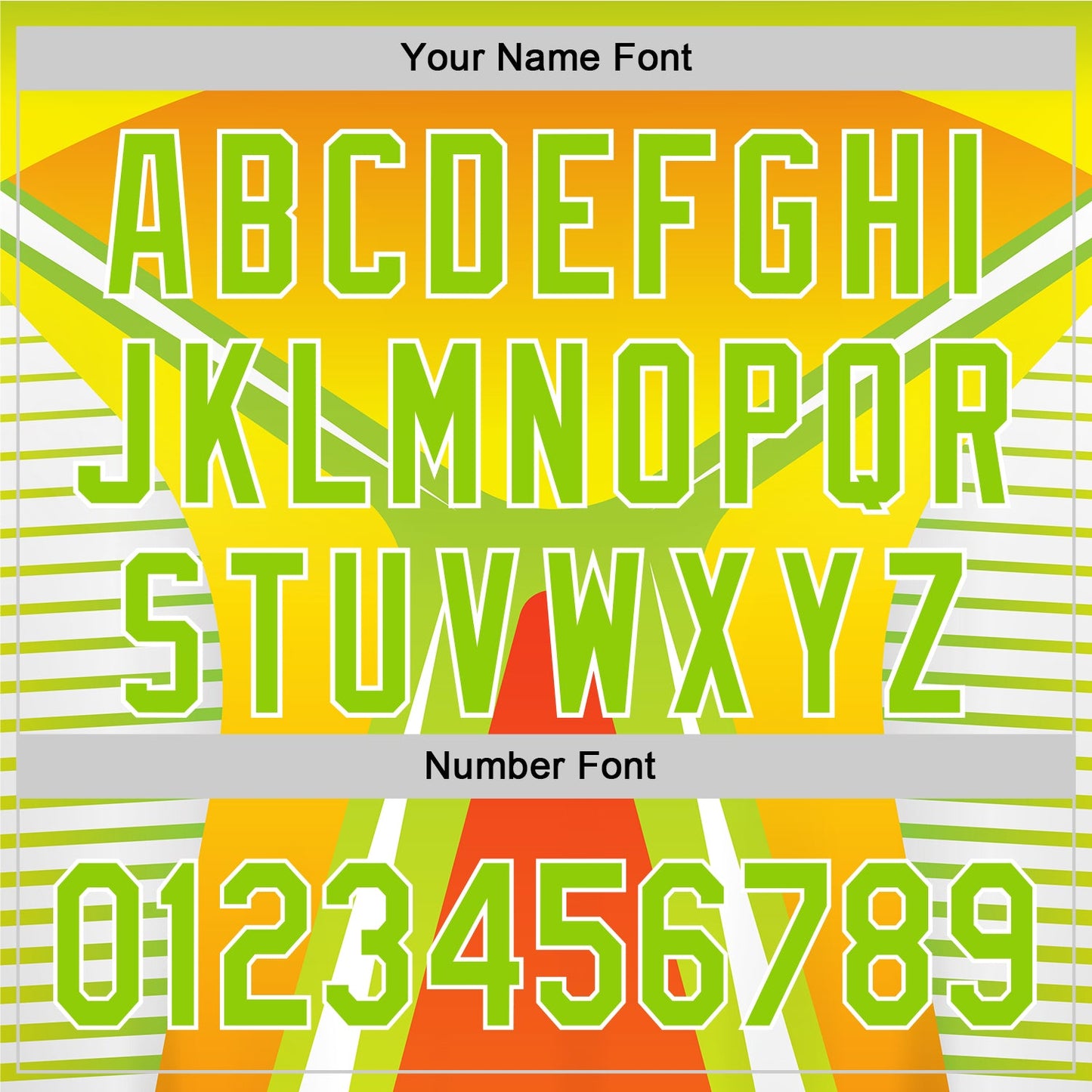 Custom Orange Neon Green-White 3D Pattern Design Abstract Sport Authentic Baseball Jersey - Sky-Custom
