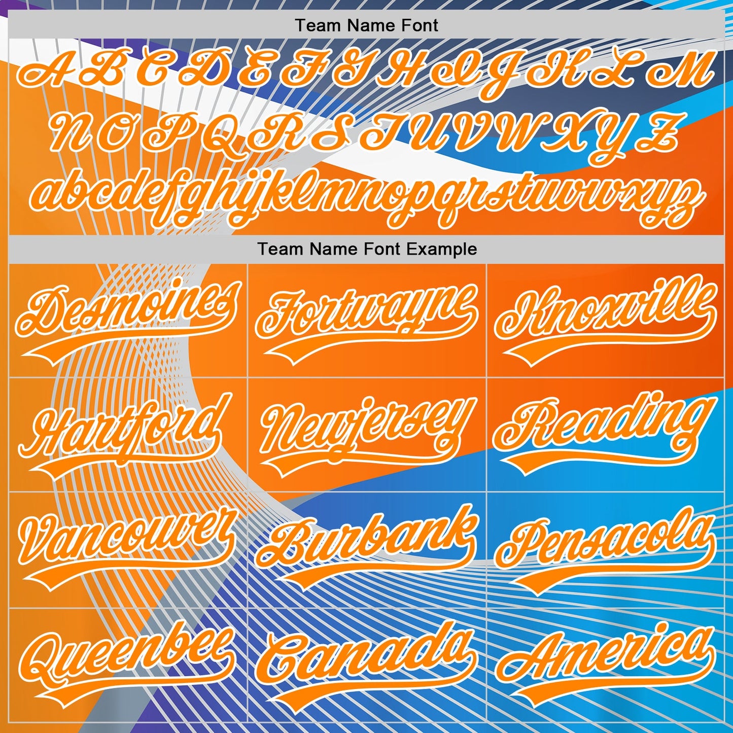 Custom Light Blue Bay Orange-White 3D Pattern Design Abstract Sport Authentic Baseball Jersey - Sky-Custom