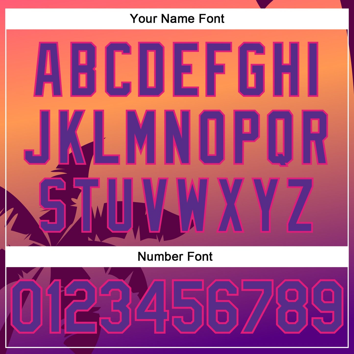 Custom Hot Pink Purple 3D Pattern Design Hawaii Palm Trees Authentic Baseball Jersey - Sky-Custom