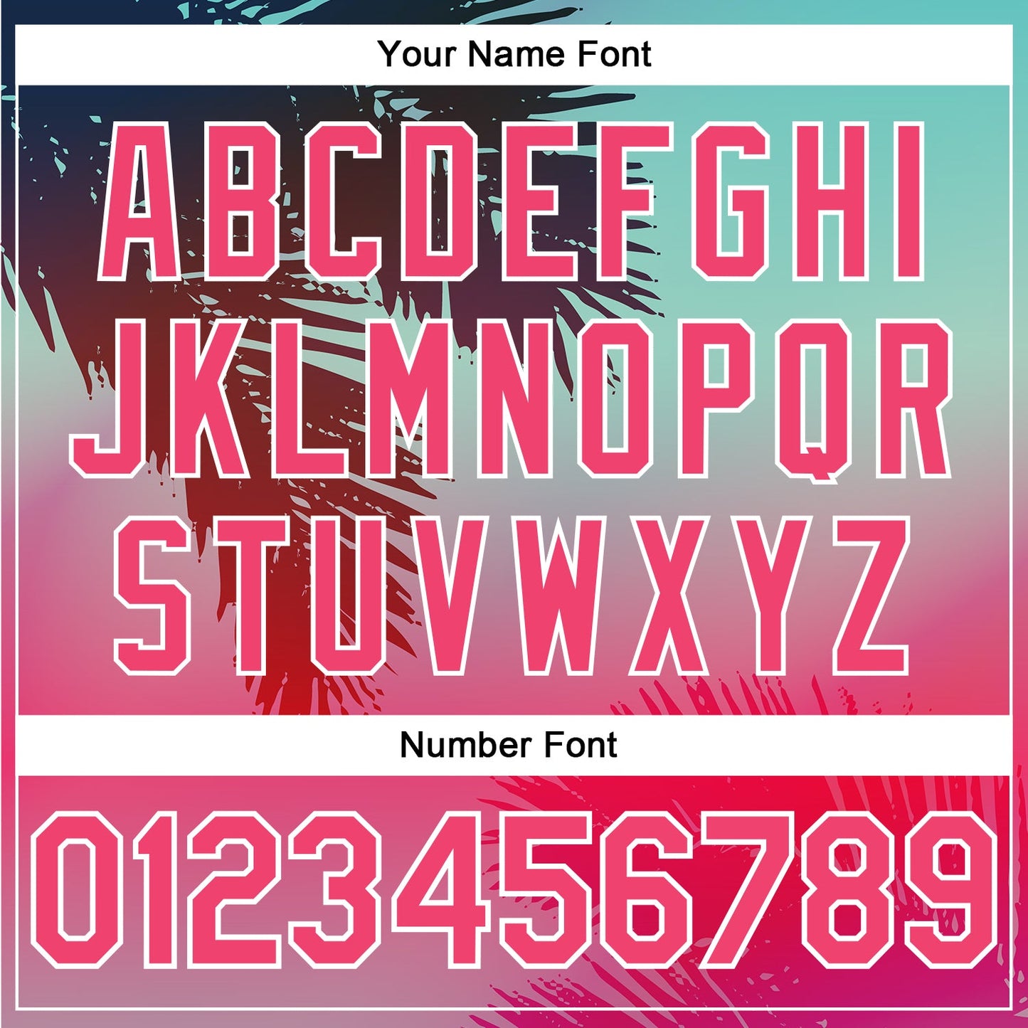 Custom Aqua Neon Pink-White 3D Pattern Design Hawaii Palm Leaves Authentic Baseball Jersey - Sky-Custom