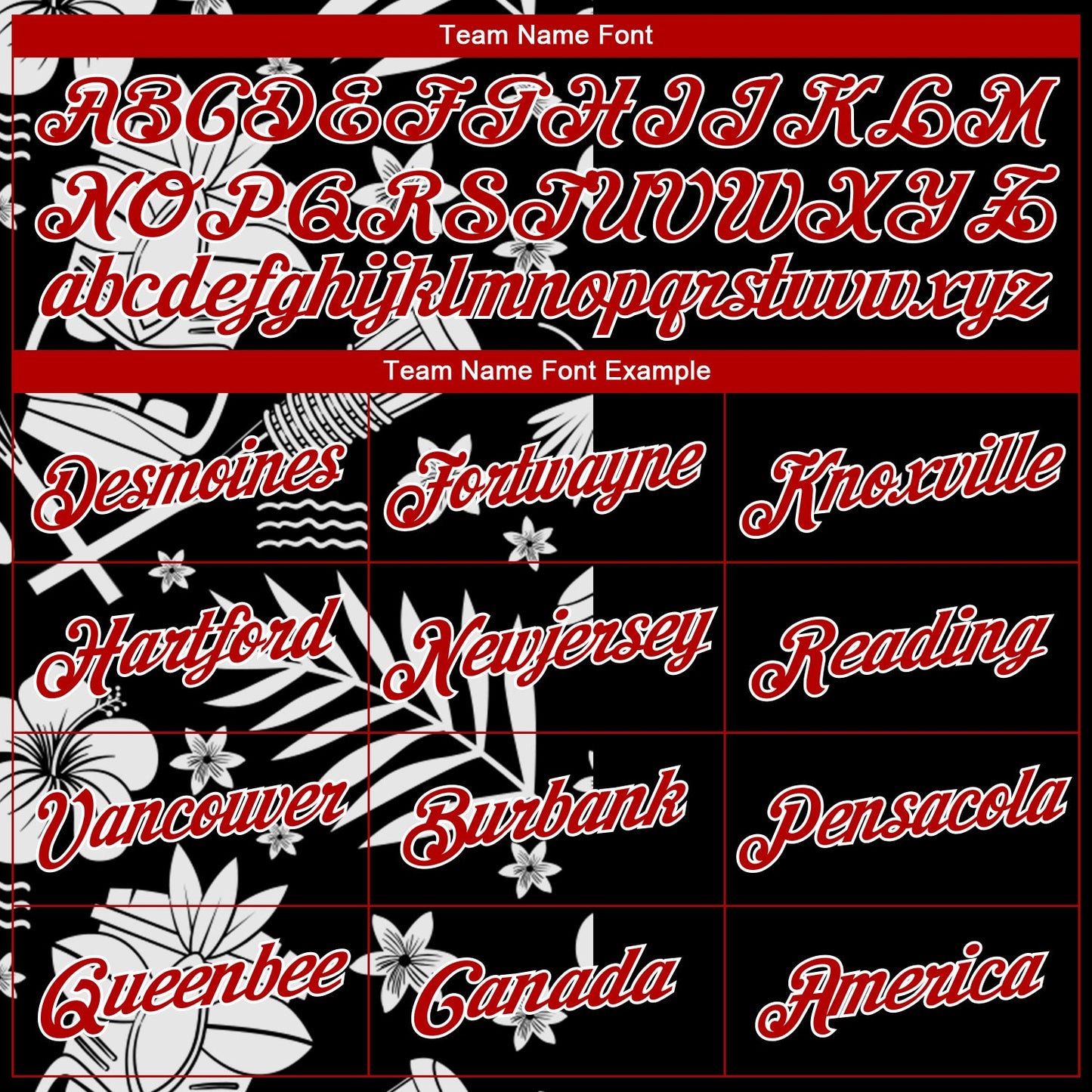 Custom Black Red-White 3D Pattern Hawaii Palm Leaves Authentic Basketball Jersey - Sky-Custom