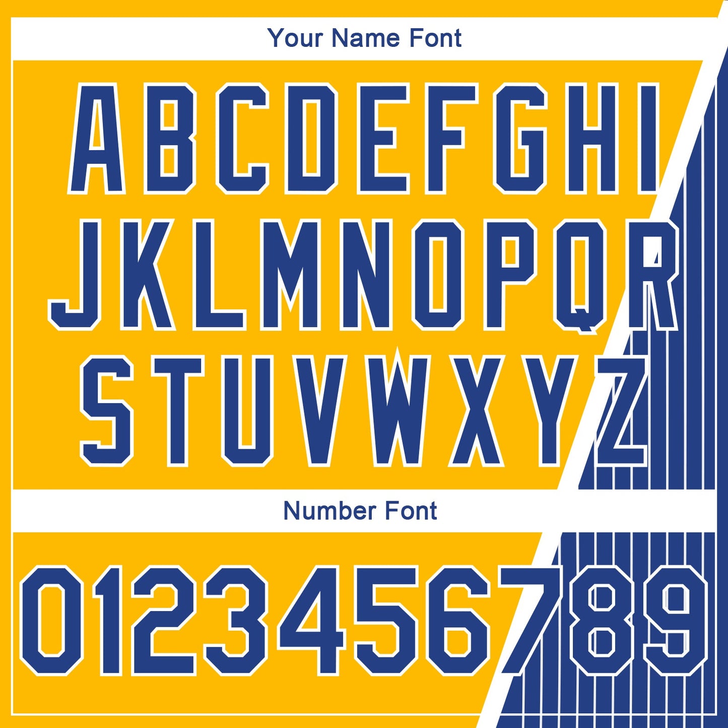 Custom Gold Royal-White Triangle Pinstripes Authentic City Edition Basketball Jersey - Sky-Custom