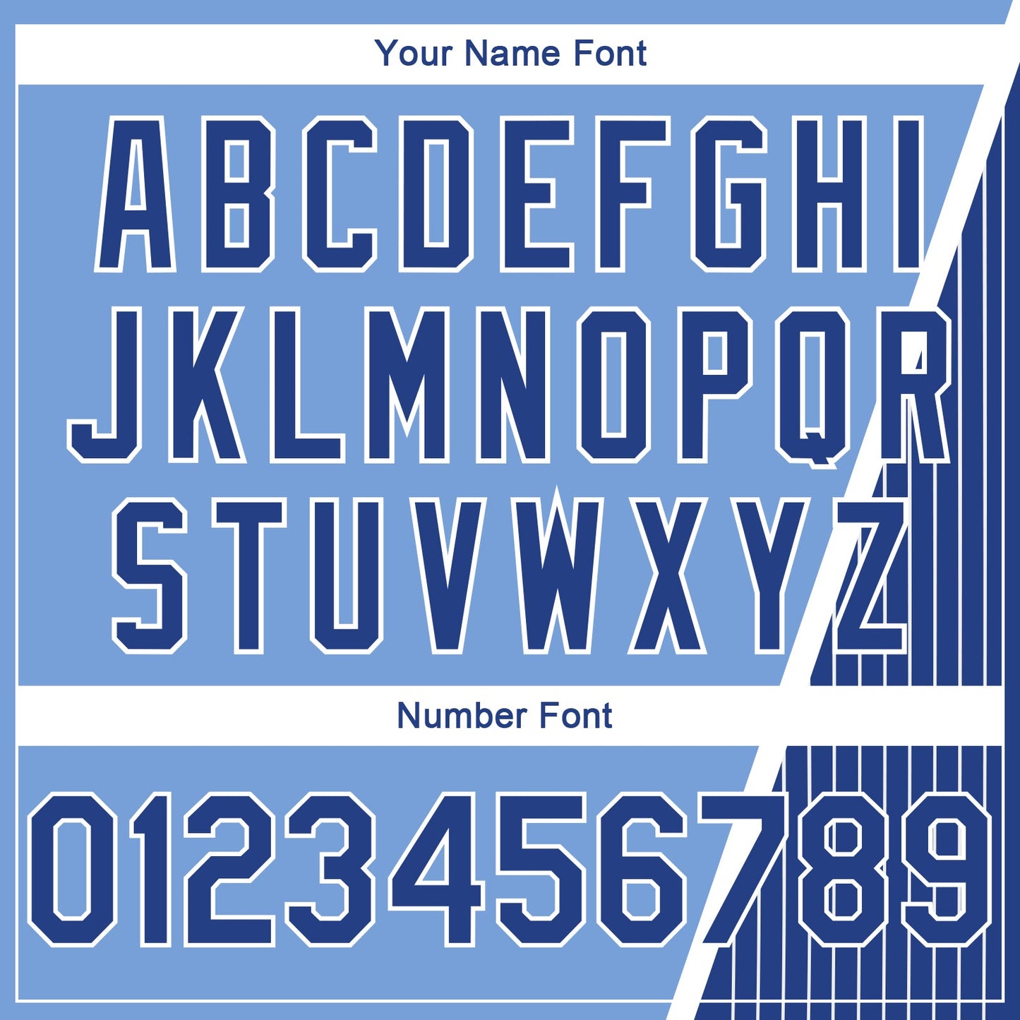 Custom Light Blue Royal-White Triangle Pinstripes Authentic City Edition Basketball Jersey - Sky-Custom