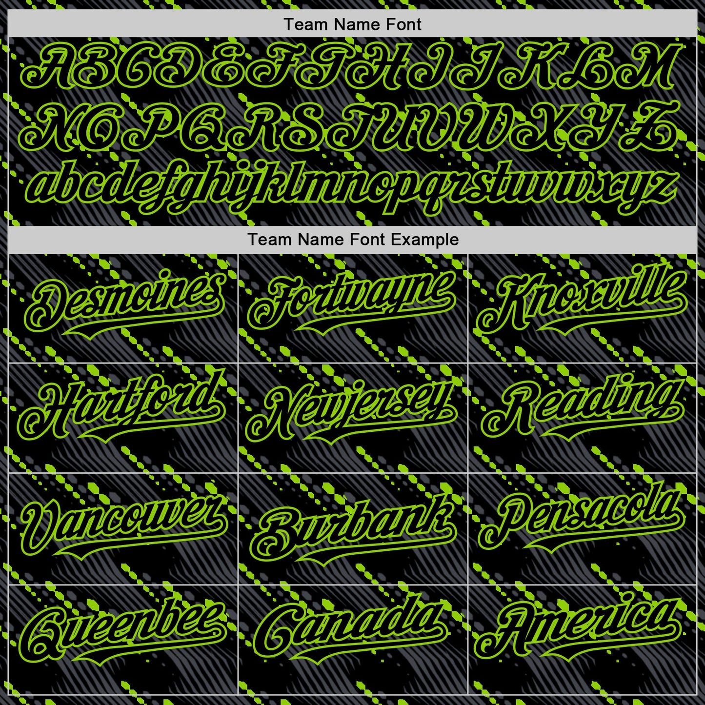 Custom Black Neon Green 3D Pattern Design Slant Lines Authentic Baseball Jersey - Sky-Custom